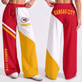 VIRAL EDITION - NEW CUSTOMIZED NFL01 KCC KANSAS CITY CHIEFS WOMEN'S WIDE LEG PANTS