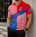 EXCLUSIVE  EDITION - NEW CUSTOMIZED NCAA MAM01 KSJ KANSAS JAYHAWKS POLO SHIRT