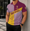 VIRAL EDITION - NEW CUSTOMIZED NCAA CWS02 ASS ARIZONA STATE SUN DEVILS POLO SHIRT