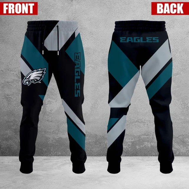 HOT DEAL - NEW CUSTOMIZED NFL02 PPE PHILADELPHIA EAGLES SWEATPANTS