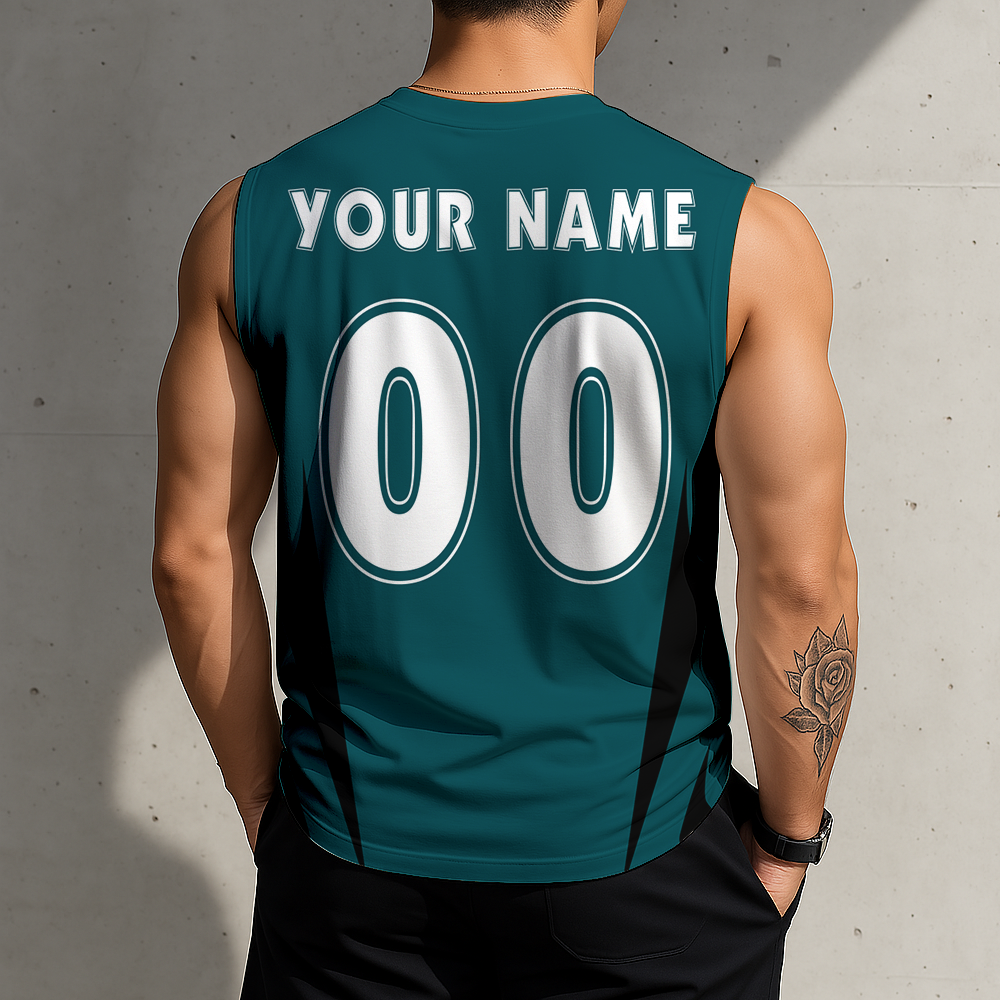 SPECIAL EDITION - NEW CUSTOMIZED NFL02 PPE PHILADELPHIA EAGLES MEN'S GYM SHIRT