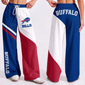 VIRAL EDITION - NEW CUSTOMIZED NFL03 BFB BUFFALO BILLS WOMEN'S WIDE LEG PANTS