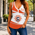 LIMITED DROP - NEW CUSTOMIZED WNBA03 CTS CONNECTICUT SUN WOMEN'S V-NECK TANK TOP