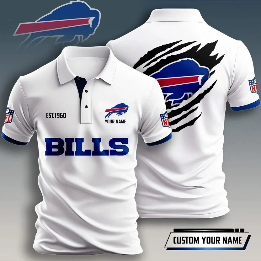 VIRAL EDITION - NEW CUSTOMIZED NFL03 BFB BUFFALO BILLS T-SHIRT, POLO SHIRT, ZIP POLO SHIRT, HOODIE, ZIP HOODIE & SWEATSHIRT