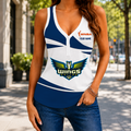 LIMITED DROP - NEW CUSTOMIZED WNBA04 DLW DALLAS WINGS WOMEN'S V-NECK TANK TOP