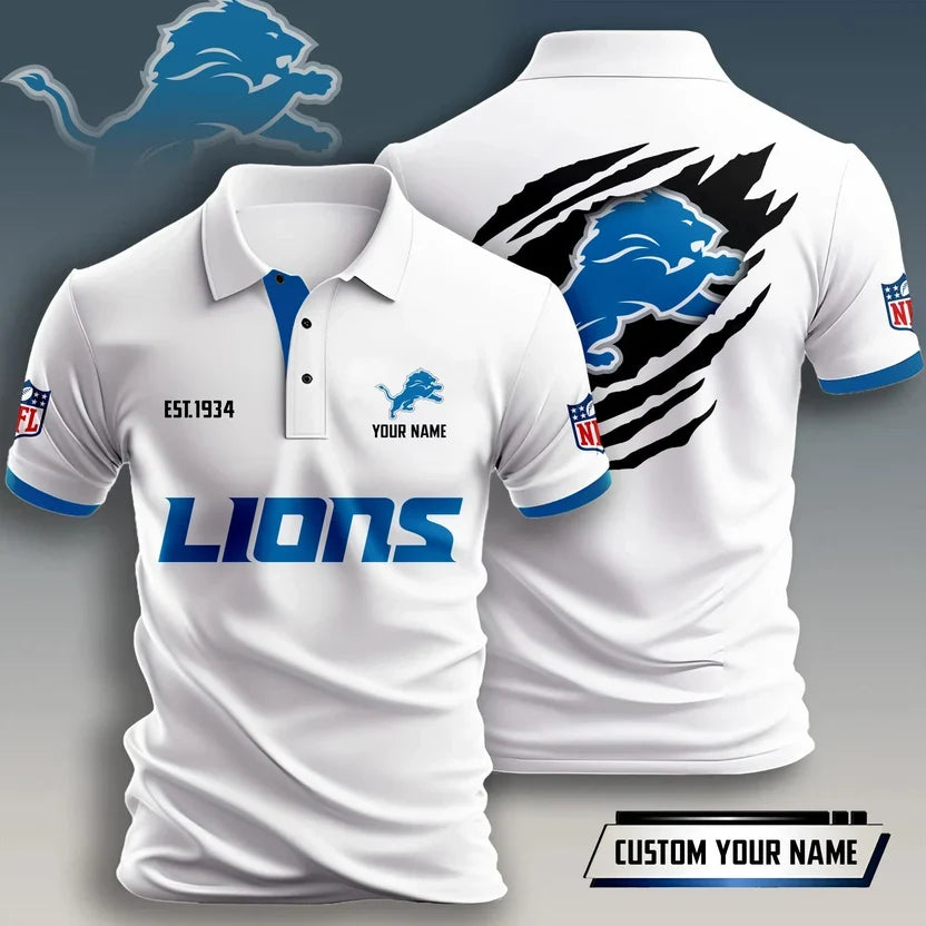 VIRAL EDITION - NEW CUSTOMIZED NFL04 DTL DETROIT LIONS T-SHIRT, POLO SHIRT, ZIP POLO SHIRT, HOODIE, ZIP HOODIE & SWEATSHIRT