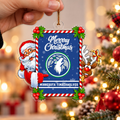 VIRAL EDITION - NEW CUSTOMIZED NBA05 MTW MINNESOTA TIMBERWOLVES CHRISTMAS ACRYLIC ORNAMENT