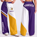VIRAL EDITION - NEW CUSTOMIZED NFL05 MVK MINNESOTA VIKINGS WOMEN'S WIDE LEG PANTS