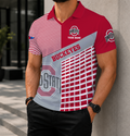ELITE EDITION - NEW CUSTOMIZED NCAA FBS05 OSB OHIO STATE BUCKEYES POLO SHIRT