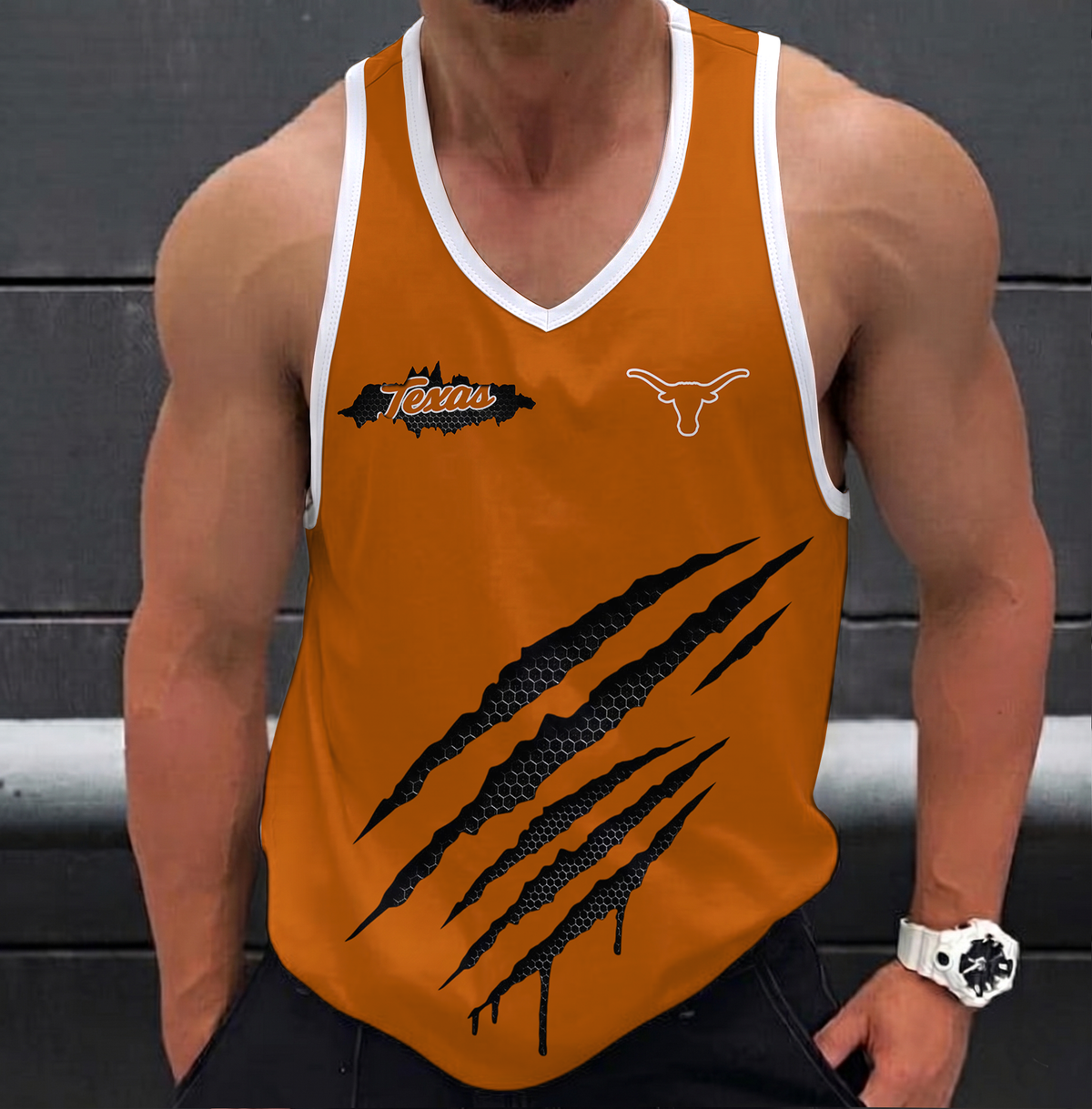 VIRAL EDITION - NEW CUSTOMIZED NCAA CWS05 TXL TEXAS LONGHORNS UNISEX TANK TOP