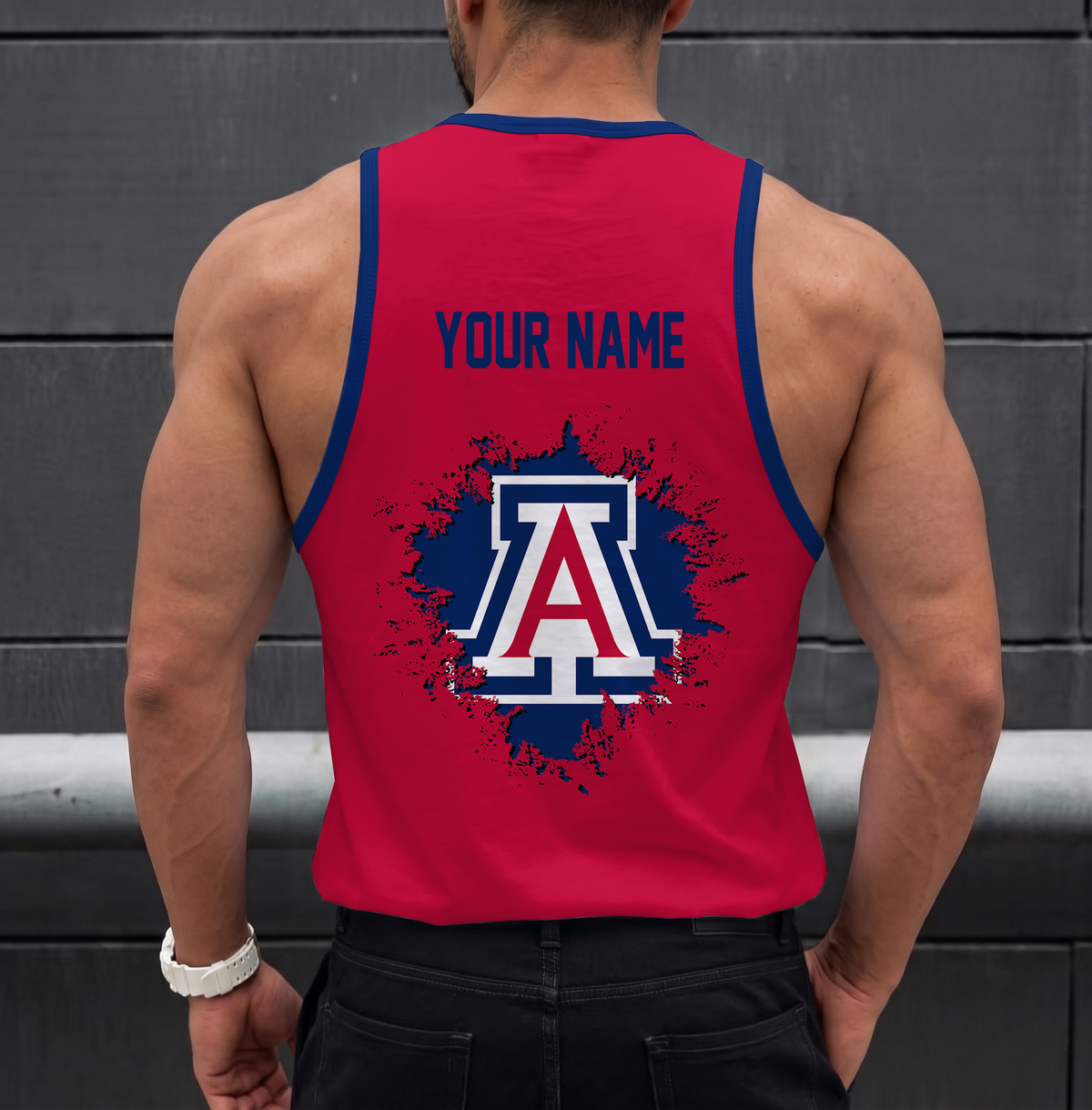 VIRAL EDITION - NEW CUSTOMIZED NCAA CWS06 ARW ARIZONA WILDCATS UNISEX TANK TOP