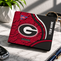 EXCLUSIVE EDITION - NEW CUSTOMIZED NCAA FBS06 GEB GEORGIA BULLDOGS LEATHER WALLET