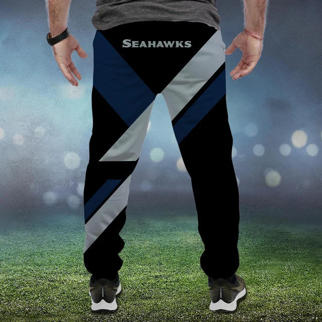 HOT DEAL - NEW CUSTOMIZED NFL06 SSH SEATTLE SEAHAWKS SWEATPANTS