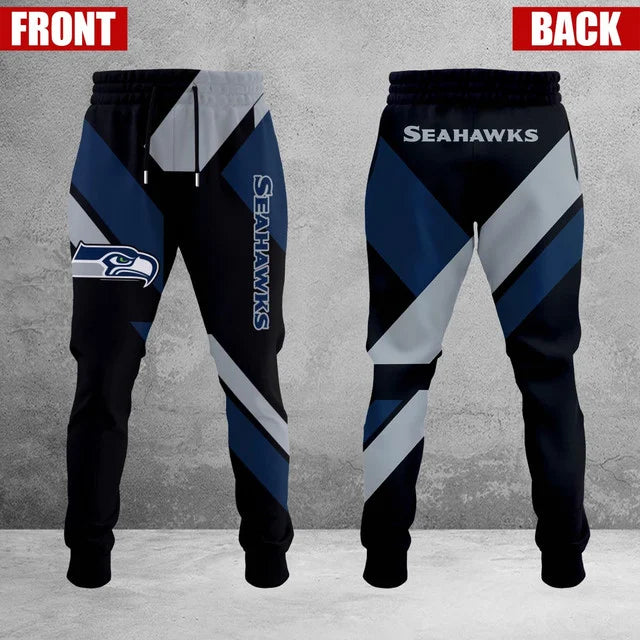 HOT DEAL - NEW CUSTOMIZED NFL06 SSH SEATTLE SEAHAWKS SWEATPANTS