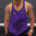 VIRAL EDITION - NEW CUSTOMIZED NCAA CWS07 LST LSU TIGERS UNISEX TANK TOP