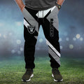 HOT DEAL - NEW CUSTOMIZED NFL07 LVR LAS VEGAS RAIDERS SWEATPANTS