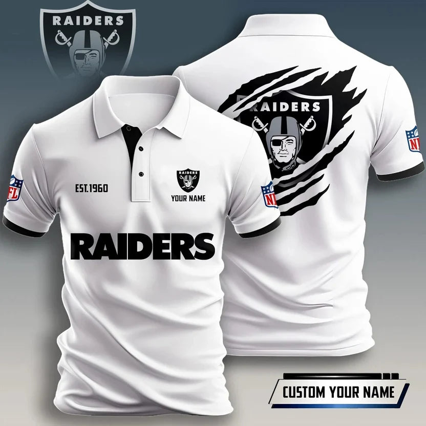VIRAL EDITION - NEW CUSTOMIZED NFL07 LVR LAS VEGAS RAIDERS T-SHIRT, POLO SHIRT, ZIP POLO SHIRT, HOODIE, ZIP HOODIE & SWEATSHIRT