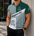 EXCLUSIVE  EDITION - NEW CUSTOMIZED NCAA MAM07 MSS MICHIGAN STATE SPARTANS POLO SHIRT