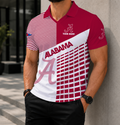 ELITE EDITION - NEW CUSTOMIZED NCAA FBS08 ABC ALABAMA CRIMSON TIDE POLO SHIRT