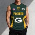 SPECIAL EDITION - NEW CUSTOMIZED NFL08 GBP GREEN BAY PACKERS MEN'S GYM SHIRT