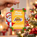 VIRAL EDITION - NEW CUSTOMIZED NBA09 LLA LOS ANGELES LAKERS CHRISTMAS ACRYLIC ORNAMENT