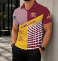 EXCLUSIVE  EDITION - NEW CUSTOMIZED NCAA MAM10 ISC IOWA STATE CYCLONES POLO SHIRT