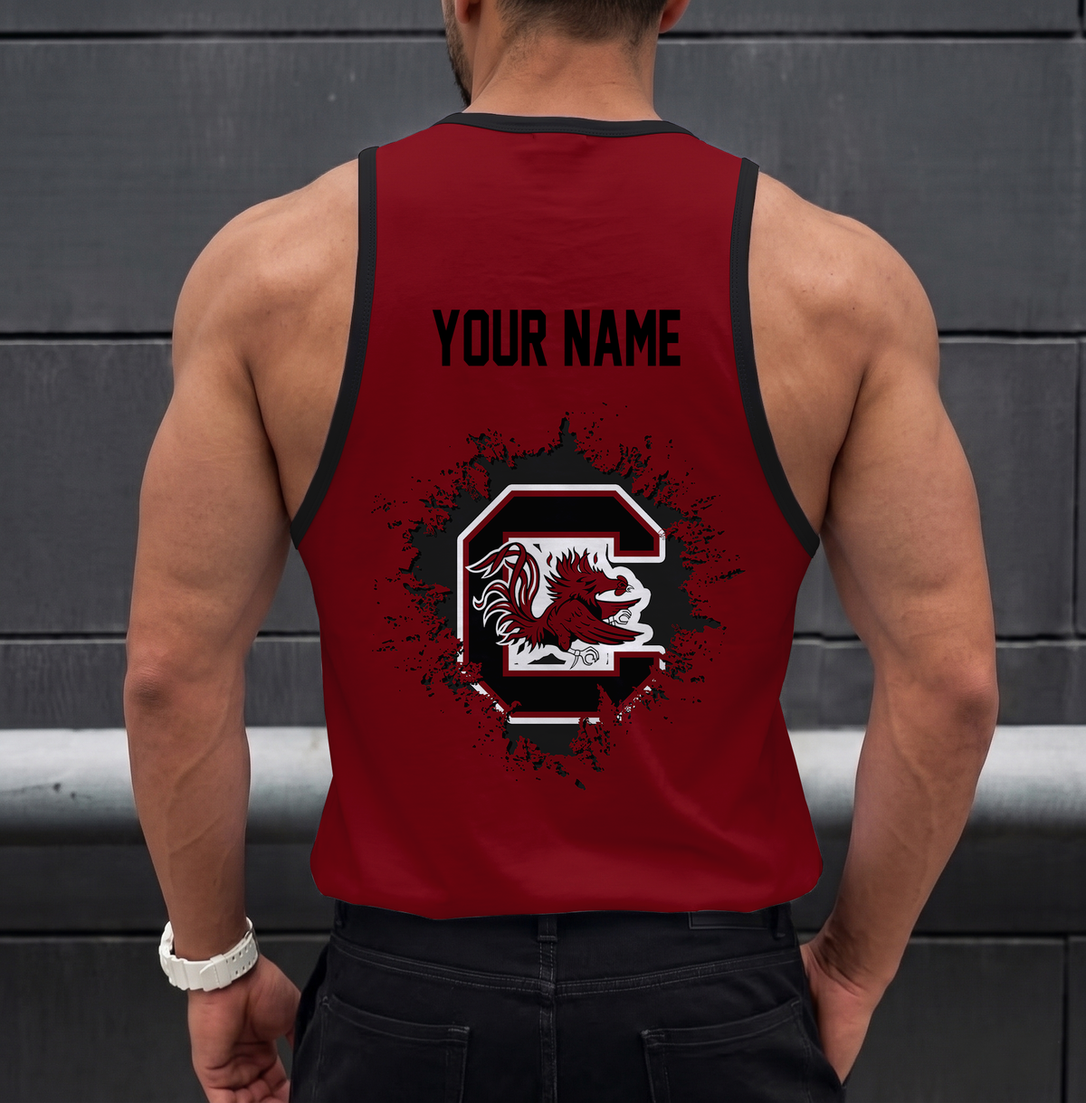 VIRAL EDITION - NEW CUSTOMIZED NCAA CWS10 SCG SOUTH CAROLINA GAMECOCKS UNISEX TANK TOP