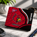 EXCLUSIVE EDITION - NEW CUSTOMIZED NCAA FBS10 ULC LOUISVILLE CARDINALS LEATHER WALLET