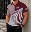 VIRAL EDITION - NEW CUSTOMIZED NCAA CWS11 MSB MISSISSIPPI STATE BULLDOGS POLO SHIRT