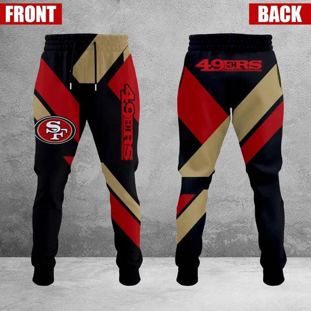 HOT DEAL - NEW CUSTOMIZED NFL11 SF49 SAN FRANCISCO 49ERS SWEATPANTS