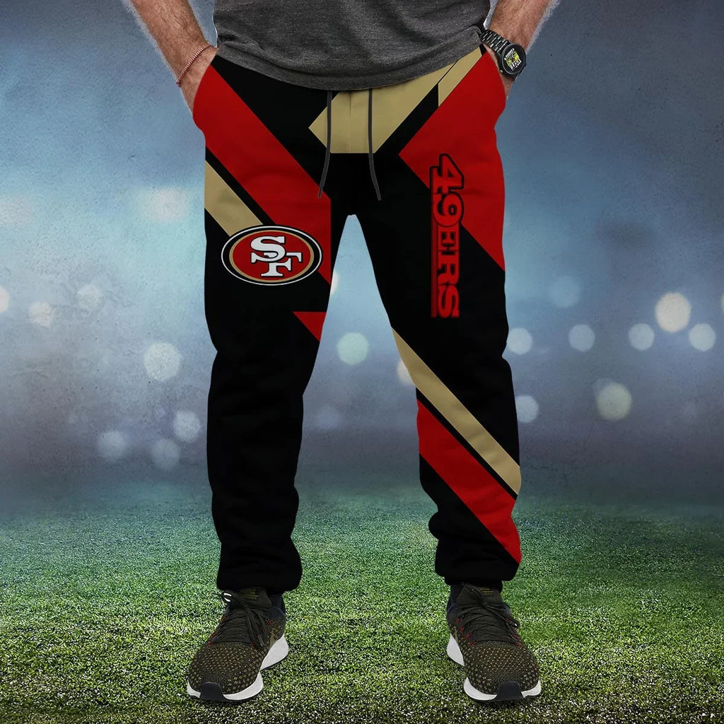 HOT DEAL - NEW CUSTOMIZED NFL11 SF49 SAN FRANCISCO 49ERS SWEATPANTS