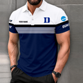 SPECIAL EDITION - NEW CUSTOMIZED NCAA MAM12 DLD DUKE BLUE DEVILS POLO SHIRT