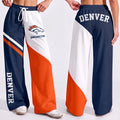 VIRAL EDITION - NEW CUSTOMIZED NFL13 DVB DENVER BRONCOS WOMEN'S WIDE LEG PANTS