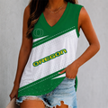 LIMITED EDITION - NEW CUSTOMIZED NCAA FBS14 OGD OREGON DUCKS WOMEN'S V-NECK TANK TOP