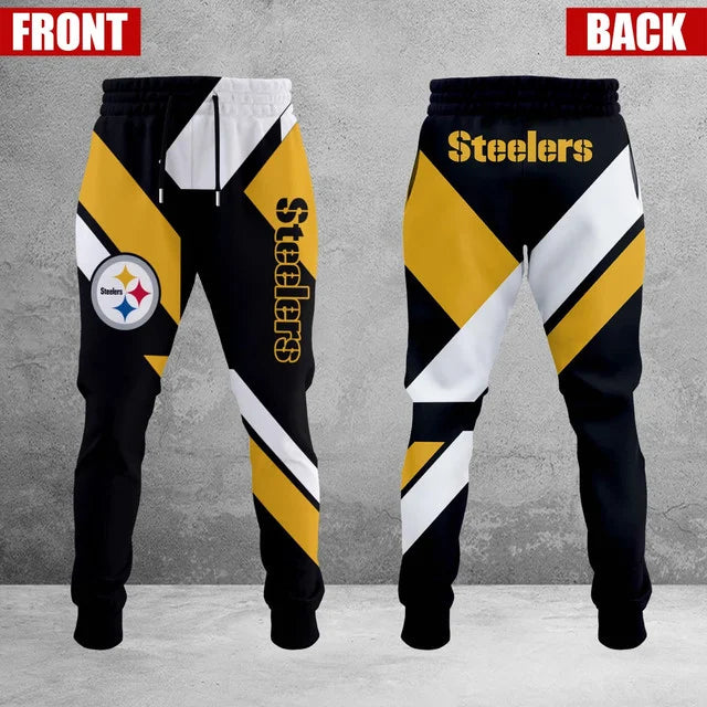 HOT DEAL - NEW CUSTOMIZED NFL14 PSB PITTSBURGH STEELERS SWEATPANTS