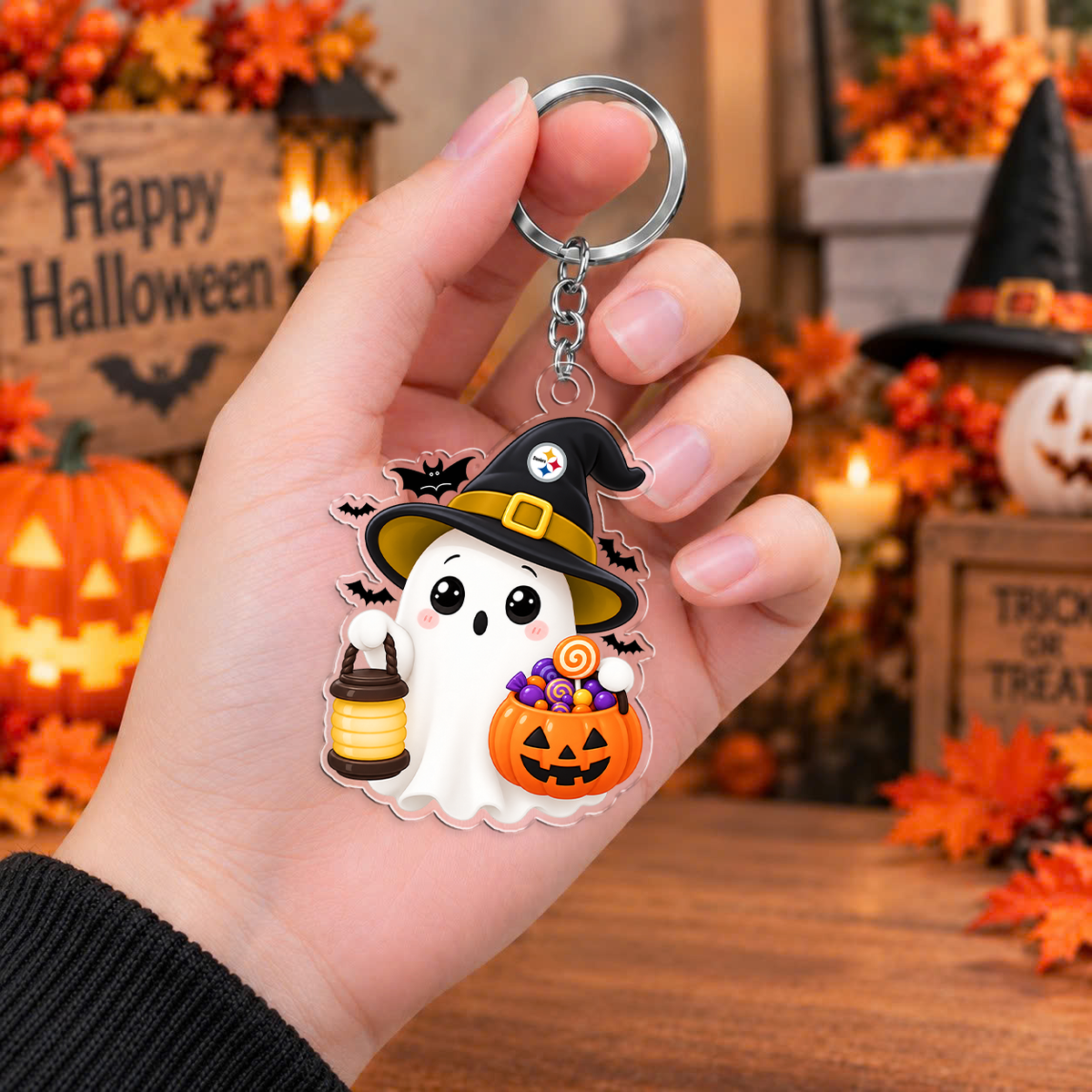 HOT DEAL - NEW CUSTOMIZED NFL14 PSB PITTSBURGH STEELERS ACRYLIC KEYCHAIN