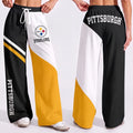 VIRAL EDITION - NEW CUSTOMIZED NFL14 PSB PITTSBURGH STEELERS WOMEN'S WIDE LEG PANTS