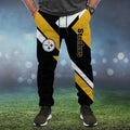 HOT DEAL - NEW CUSTOMIZED NFL14 PSB PITTSBURGH STEELERS SWEATPANTS