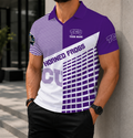 VIRAL EDITION - NEW CUSTOMIZED NCAA CWS14 THF TCU HORNED FROGS POLO SHIRT