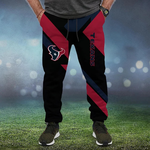 HOT DEAL - NEW CUSTOMIZED NFL15 HTT HOUSTON TEXANS SWEATPANTS