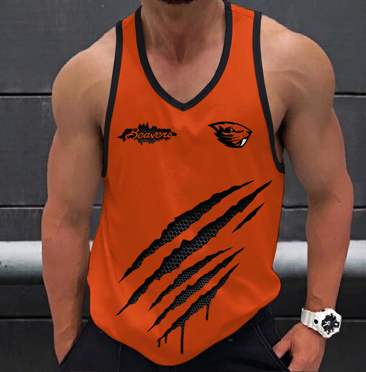 VIRAL EDITION - NEW CUSTOMIZED NCAA CWS15 OGB OREGON STATE BEAVERS UNISEX TANK TOP