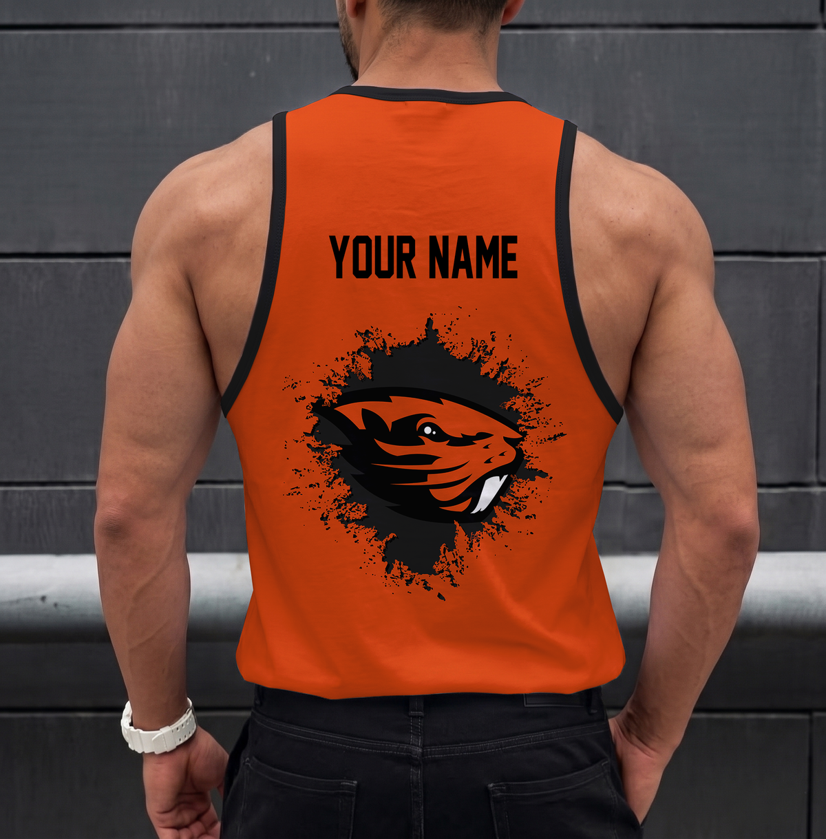 VIRAL EDITION - NEW CUSTOMIZED NCAA CWS15 OGB OREGON STATE BEAVERS UNISEX TANK TOP