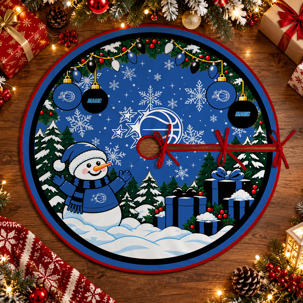 [FAN FAVORITE] NEW CUSTOMIZED NBA15 OMA ORLANDO MAGIC CHRISTMAS TREE SKIRT