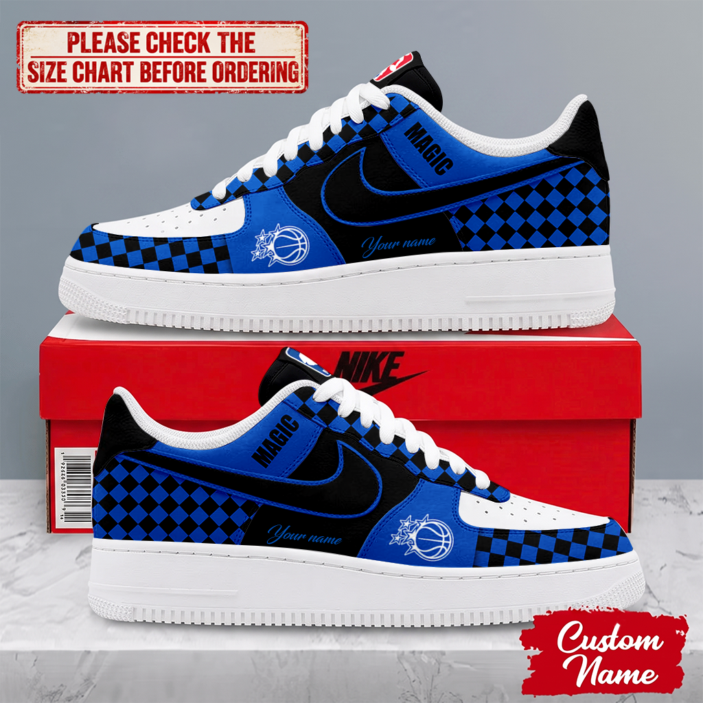 ELITE EDITION - NEW CUSTOMIZED NBA15 OMA ORLANDO MAGIC AF1 SNEAKERS