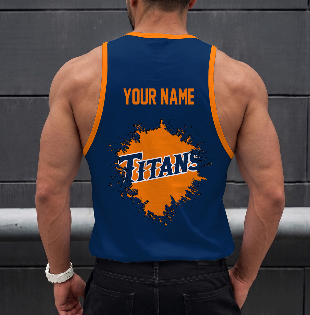 VIRAL EDITION - NEW CUSTOMIZED NCAA CWS16 CFT CAL STATE FULLERTON TITANS UNISEX TANK TOP