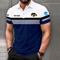 SPECIAL EDITION - NEW CUSTOMIZED NCAA MAM16 IWH IOWA HAWKEYES POLO SHIRT