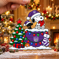 FLASH SALE - NEW CUSTOMIZED NBA16 SKI SACRAMENTO KINGS CHRISTMAS ACRYLIC ORNAMENT