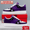 ELITE EDITION - NEW CUSTOMIZED NBA16 SKI SACRAMENTO KINGS AF1 SNEAKERS