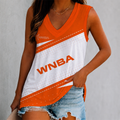 SPECIAL EDITION - NEW CUSTOMIZED WNBA16 WBA WOMEN'S NATIONAL BASKETBALL ASSOCIATION WOMEN'S V-NECK TANK TOP