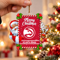 VIRAL EDITION - NEW CUSTOMIZED NBA17 AHA ATLANTA HAWKS CHRISTMAS ACRYLIC ORNAMENT